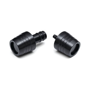 Kuryakyn, Lodestar front axle sliders. Black