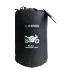 DS covers, Alfa outdoor motorcycle cover. Size 2XL Size 2XL (length 264cm x width 105cm x height 130cm)