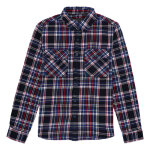 13 1/2 Woodland check shirt navy/red Size S