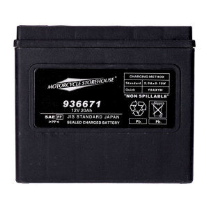MCS, Standard Series - AGM sealed battery. 12v, 20ah. 320cca inkl. 7,50 Euro Batteriepfand