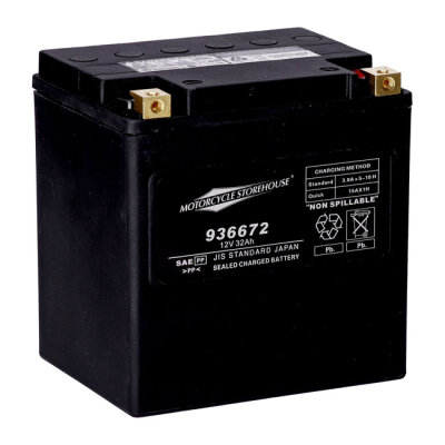 MCS, Standard Series - AGM sealed battery. 12v, 32ah. 450cca inkl. 7,50 Euro Batteriepfand