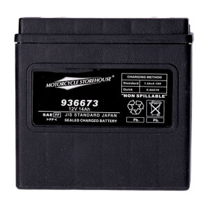MCS, Standard Series - AGM sealed battery. 12v, 14ah. 240cca inkl. 7,50 Euro Batteriepfand