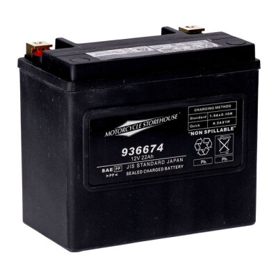 MCS, standard series - AGM sealed battery. 12v, 22ah. 325cca inkl. 7,50 Euro Batteriepfand