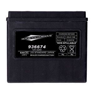 MCS, standard series - AGM sealed battery. 12v, 22ah. 325cca inkl. 7,50 Euro Batteriepfand
