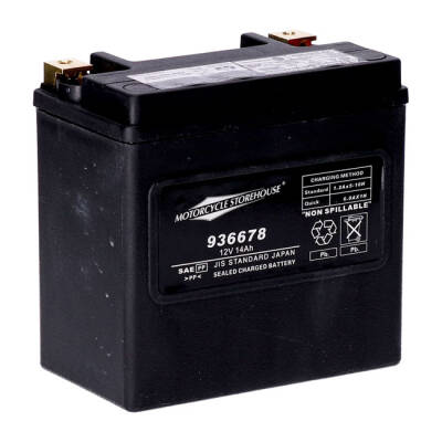 MCS, Standard Series - AGM sealed battery. 12v, 14ah. 240cca inkl. 7,50 Euro Batteriepfand