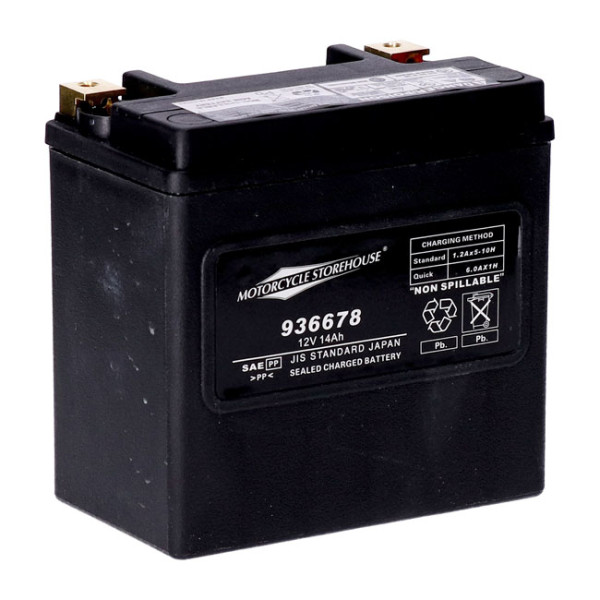 MCS, Standard Series - AGM sealed battery. 12V, 14Ah. 240CCA