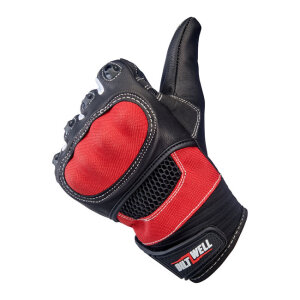 Biltwell Bridgeport gloves red/black Size S