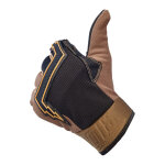 Biltwell Baja gloves chocolate/black Size M