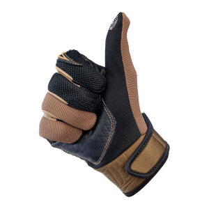 Biltwell Baja gloves chocolate/black Size L