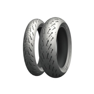 ** Michelin, front tire 120/60 ZR17 Road 5 TL 55W