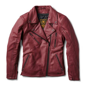 Roland Sands Atherton 74 ladies jacket merlot Size M