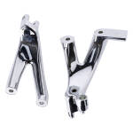 M8 Softail floorboard to foot peg conversion bracket set