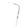 MCS, throttle cable 38" (97cm). Chrome