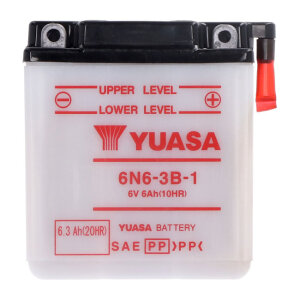 Yuasa, Conventional 6V battery inkl. 7,50 Euro Batteriepfand