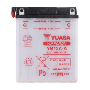 Yuasa, Yumicron battery YB12A-A inkl. 7,50 Euro Batteriepfand