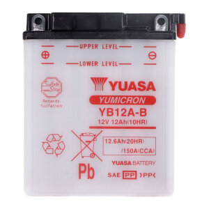 Yuasa, Yumicron battery YB12A-B inkl. 7,50 Euro Batteriepfand