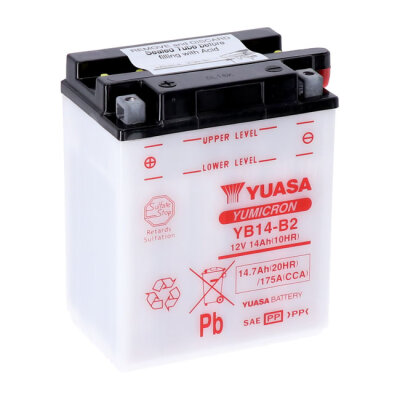 Yuasa, Yumicron battery YB14-B2 inkl. 7,50 Euro Batteriepfand