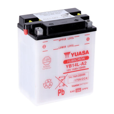 Yuasa, Yumicron battery YB14L-A2 inkl. 7,50 Euro Batteriepfand
