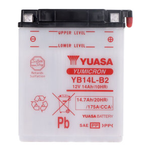Yuasa, Yumicron battery YB14L-B2 inkl. 7,50 Euro Batteriepfand