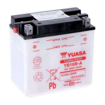 Yuasa, Yumicron battery YB16B-A inkl. 7,50 Euro Batteriepfand
