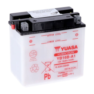 Yuasa, Yumicron battery YB16B-A1 inkl. 7,50 Euro Batteriepfand