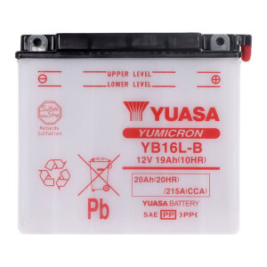 Yuasa, Yumicron battery YB16L-B inkl. 7,50 Euro Batteriepfand