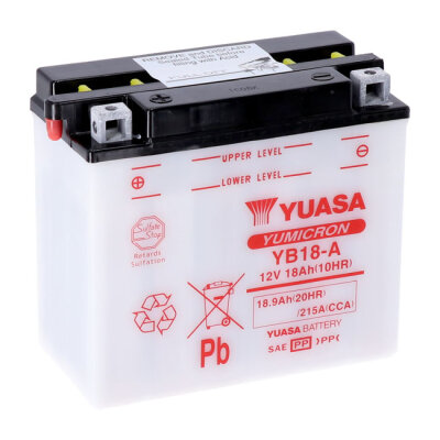Yuasa, Yumicron battery YB18-A inkl. 7,50 Euro Batteriepfand