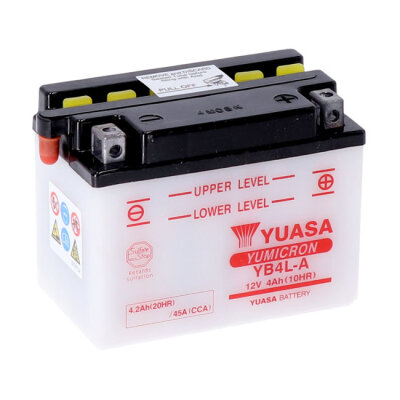 Yuasa, Yumicron battery YB4L-A inkl. 7,50 Euro Batteriepfand