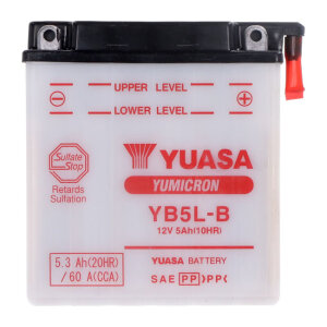 Yuasa, Yumicron battery YB5L-B inkl. 7,50 Euro Batteriepfand
