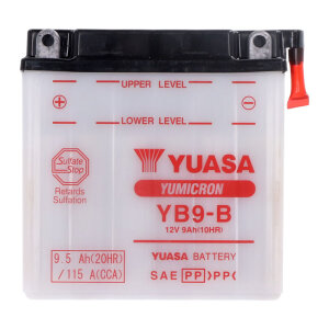 Yuasa, Yumicron battery YB9-B inkl. 7,50 Euro Batteriepfand