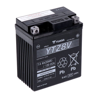 Yuasa, High performance AGM battery, YTZ8V inkl. 7,50 Euro Batteriepfand