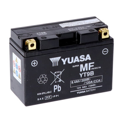 Yuasa, AGM battery, YT9B-WC inkl. 7,50 Euro Batteriepfand