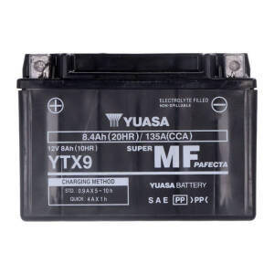Yuasa, AGM battery, YTX9-WC inkl. 7,50 Euro Batteriepfand