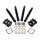 JIMS, M8 low profile tappet and pushrod cover kit. Black