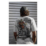 Down-n-Out Life Behind Bars t-shirt grey Size 2XL