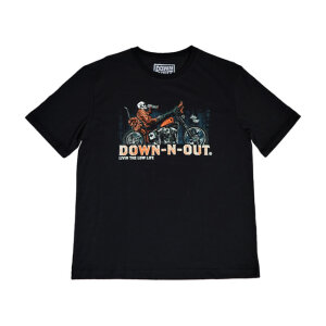 Down-n-Out Safety Second t-shirt black Size S