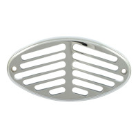 Cateye taillight grill. Air Glide, chrome
