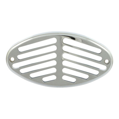 Cateye taillight grill. Air glide, chrome
