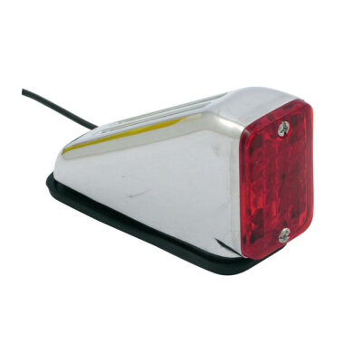 Wedge, marker light. Red lens