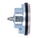 FL speedometer, 46-47 face, silver/black. 2:1 mph