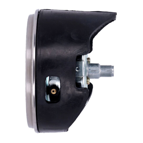 FL speedometer, 62-67 face, black/silver. 2.24:1 mph