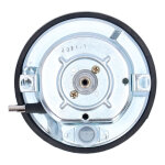 FL speedometer, 46-47 face, silver/black. 2:1 kmh