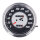 FL speedometer, 46-47 face, silver/black. 2:1 kmh