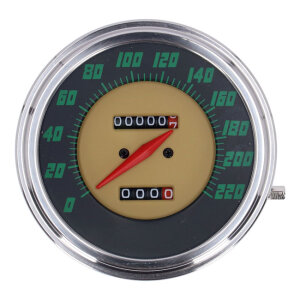 FL speedometer, 48-61 face, green. 1:1 kmh