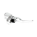 Handlebar master cylinder assembly, 1/2" bore. Chrome