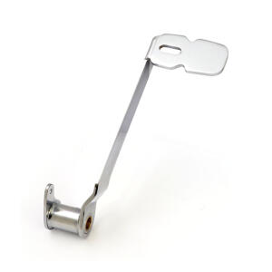Brake pedal extended. Chrome