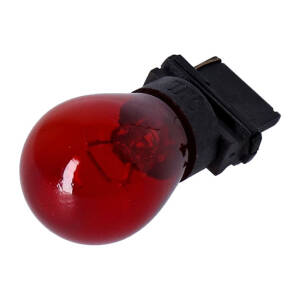 LED wedge turn signal bulb #3156 base. Red light
