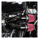 S&S, tuned induction air cleaner kit. Black