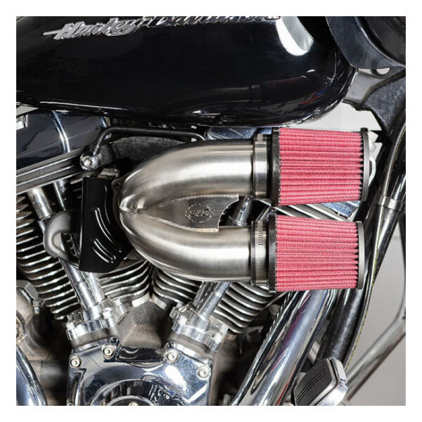 S&S, tuned induction air cleaner kit. Stainless