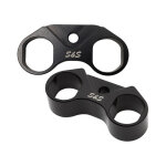 S&S, tappet cuff set. Billet aluminum, black